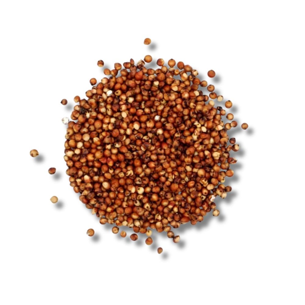 Bulk red milo sorghum grain