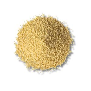 Bulk white millet grain